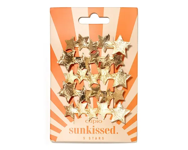 Set 5 agrafe de par metalice Cupio sunkissed. - 5 Stars
