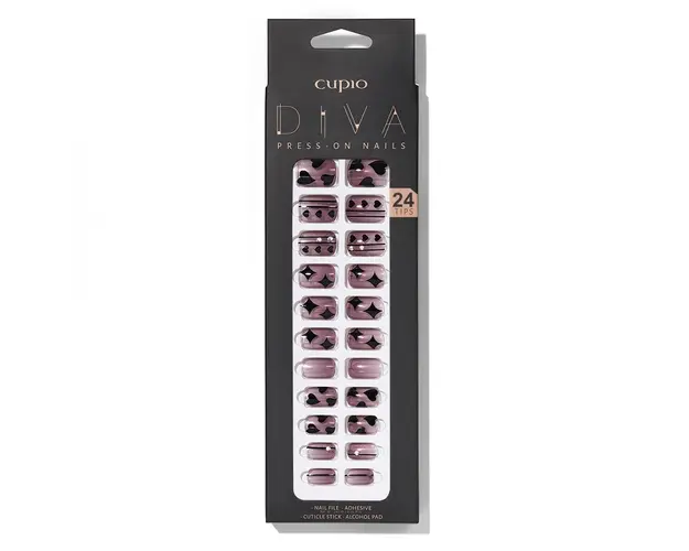 Set unghii false Cupio Diva - Artistic Black