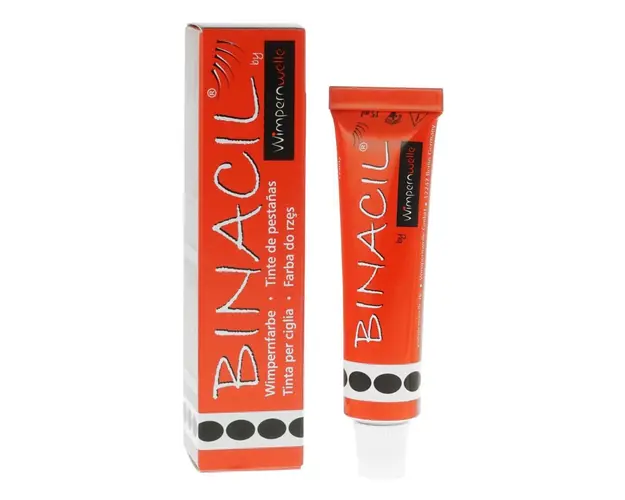 Vopsea pentru sprancene si gene Binacil 15ml - Negru