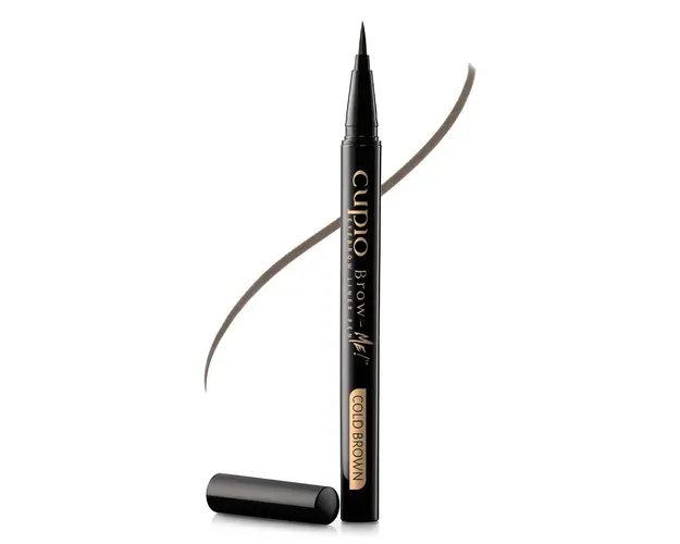 Tus lichid pentru sprancene Cupio Brow-Me! Liner Pen - Cold Brown