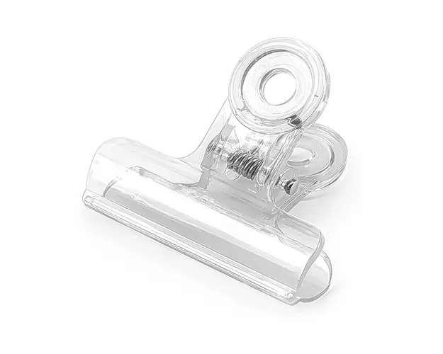 Clips bulldog transparent 37mm