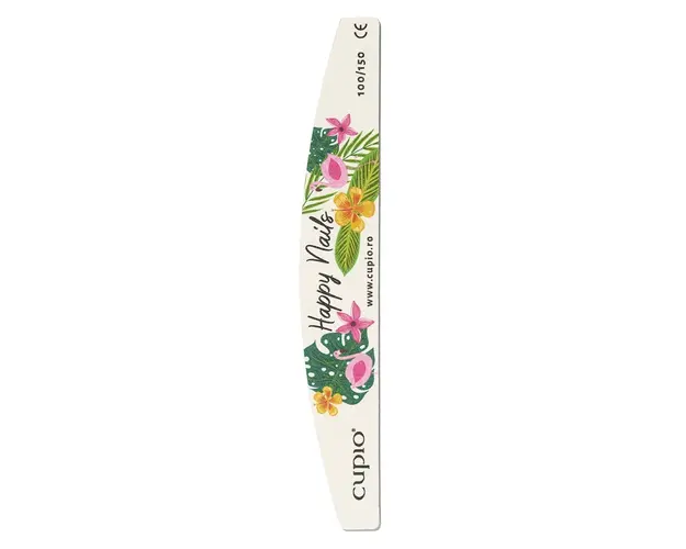 Pila pentru unghii Cupio 100/150 Happy Nails - Flamingo