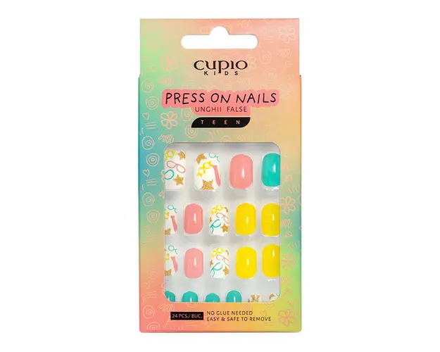 Set unghii false pentru copii Cupio Kids TEEN - Party Moments
