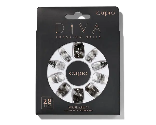 Set unghii false Cupio Diva - Classic Marble