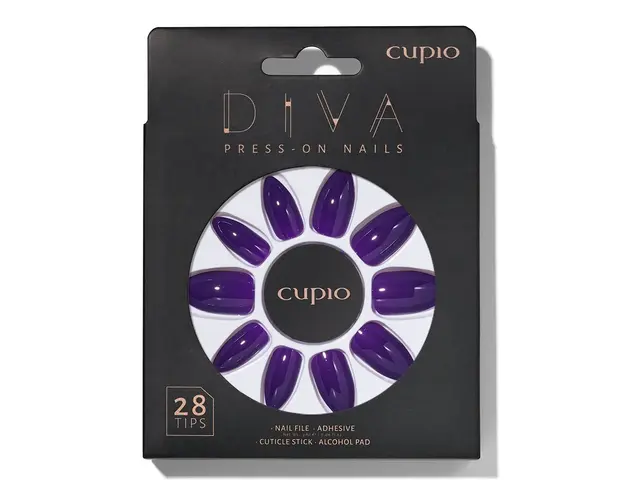 Set unghii false Cupio Diva - Classic Purple