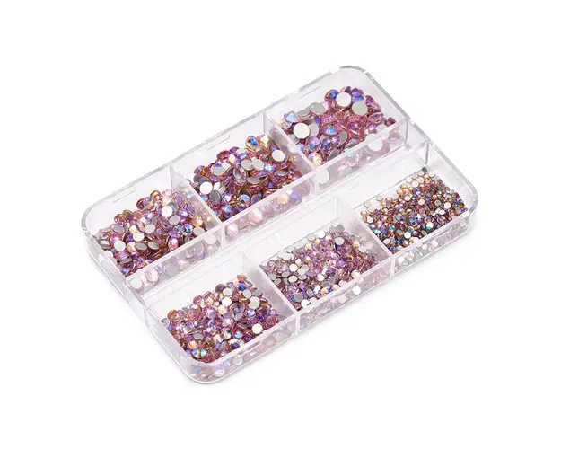 Cristale unghii set 1440 buc Sparkle