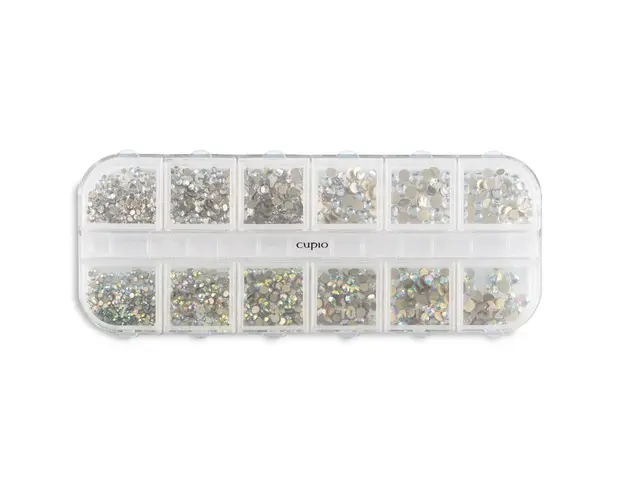 Cutiuta cu ornamente unghii Clear as Crystal