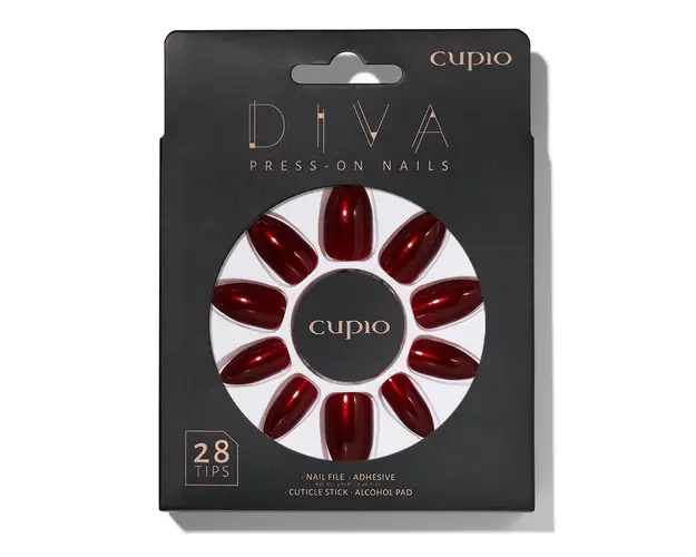 Set unghii false Cupio Diva - Dark Cherry