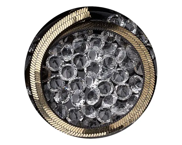 Decor unghii cristale AB cu lant