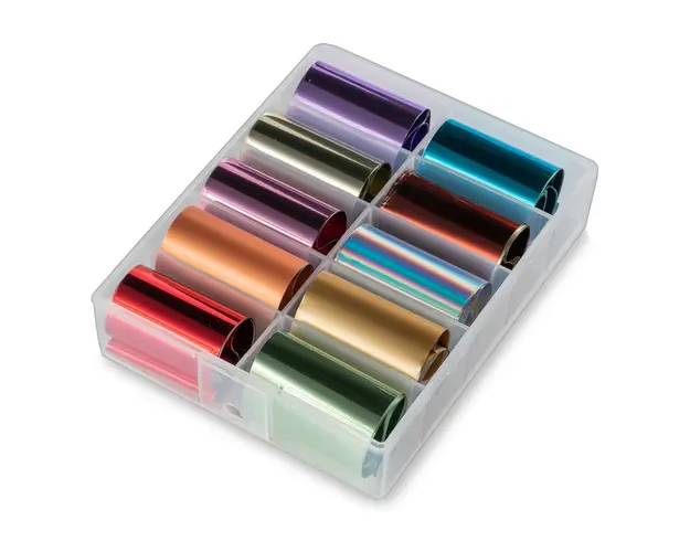 Folii de transfer set 10 Mixed Mirror Effect 01