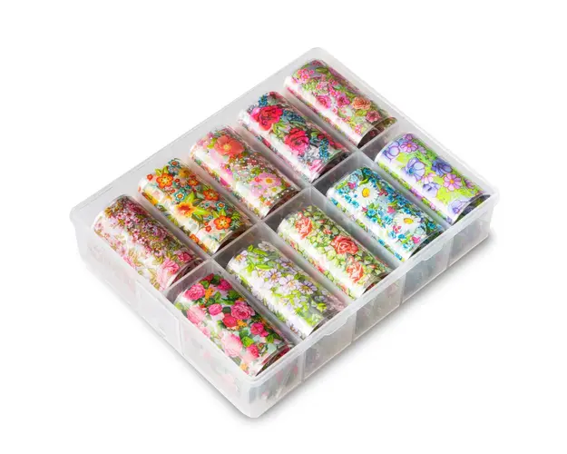 Folie de transfer set 10 Romantic Flower