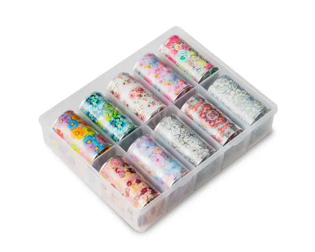 Folie de transfer set 10 Turkish Flowers