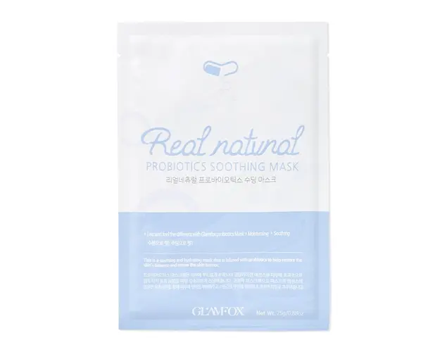 Masca de fata Glamfox - Real Natural Probiotics Soothing