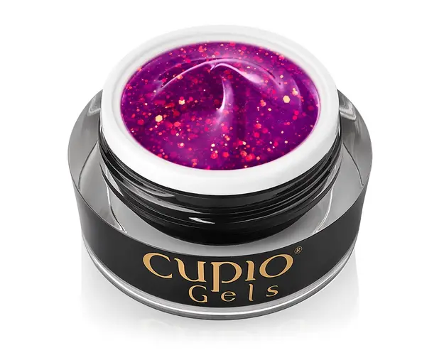 Glitter Neon Builder Gel - Summer Babe 15ml