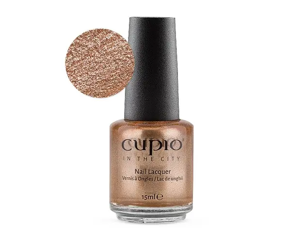 Lac de unghii Cupio in the City - Metallic Rose Gold 15 ml