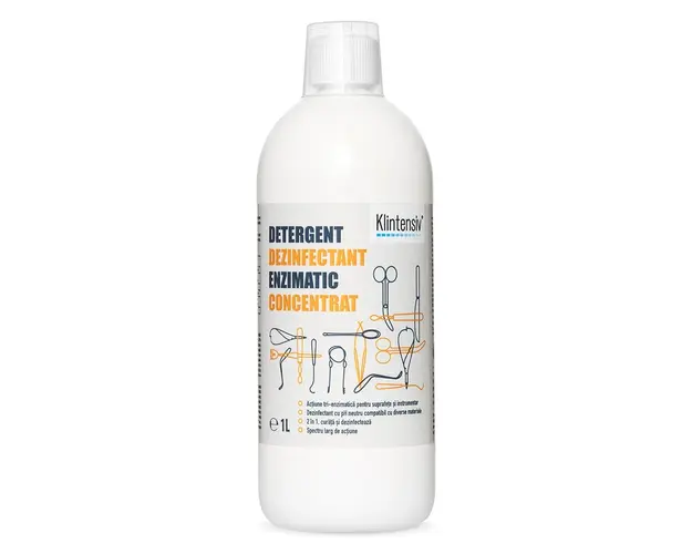 Detergent dezinfectant enzimatic concentrat KLINOZYME 1L