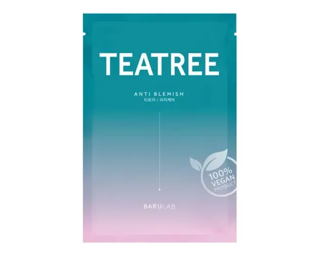 Masca tip servetel vegana anti pete cu arbore de ceai 23g