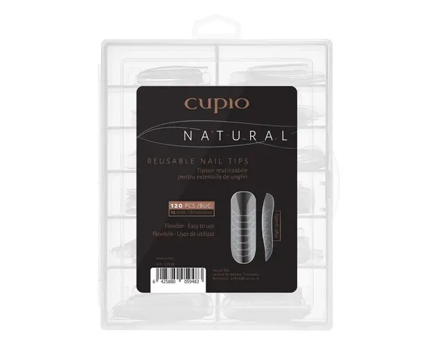 Tipsuri reutilizabile Cupio - Natural 120buc