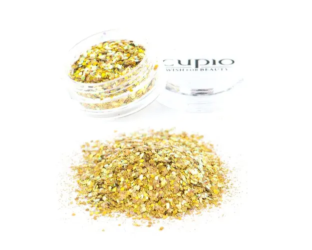 Paiete cu sclipici - Auriu