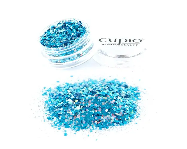 Paiete cu sclipici - Albastru