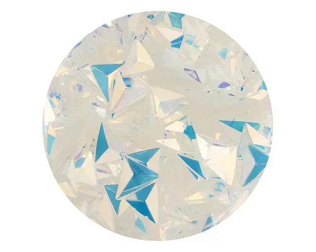 Paiete triunghi 4D Turquoise