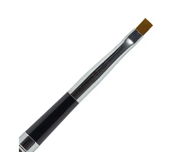 Pensula manichiura gel Nr 2 cu capac metalic