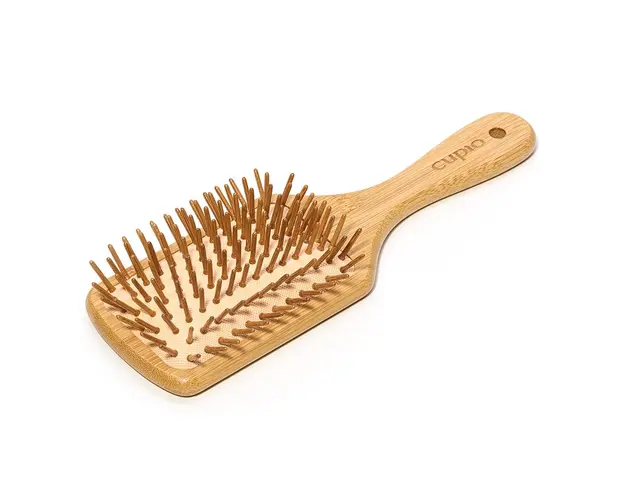 Perie dreptunghiulara din lemn pentru par Cupio Top Hair