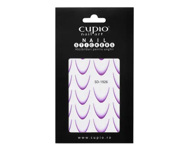 Abtibild pentru unghii Cupio French - Purple