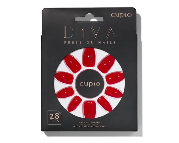 Set unghii false Cupio Diva - Raspberry