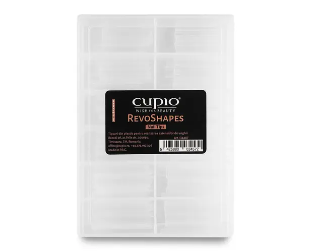 Tipsuri reutilizabile pentru realizarea extensiilor RevoShapes set 120 buc