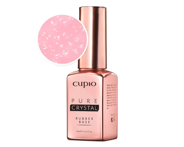 Rubber Base Pure Crystal - Charm Pink 15ml