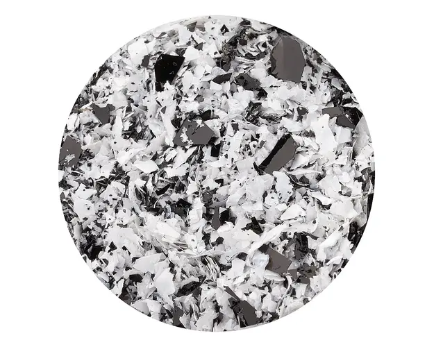 Mix confetti alb negru