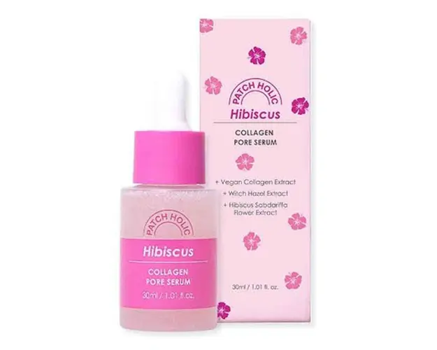 Ser pentru minimizarea porilor cu colagen vegan Patch Holic 30ml