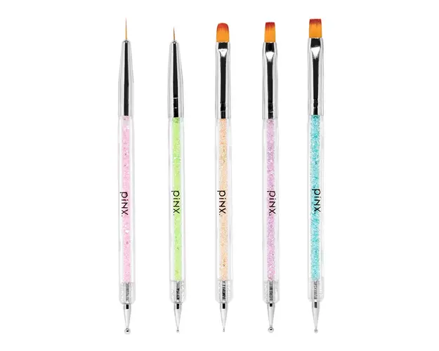 Set 5 pensule manichiura pinx. Sugar Color
