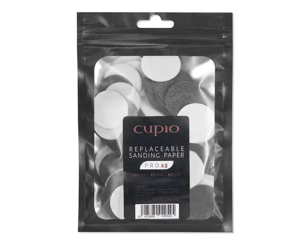 Set 100 rezerve pentru disc pedichiura Cupio PRO25 #80