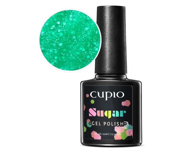 Oja semipermanenta Cupio Sugar Collection - Sweet Green 10ml