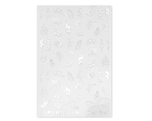 Tatuaj unghii F232 Silver