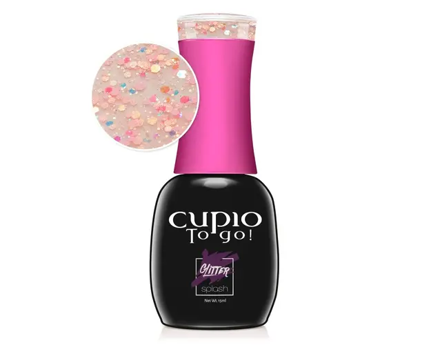 Oja semipermanenta Cupio To Go! Glitter Splash - Candy Shop 15 ml