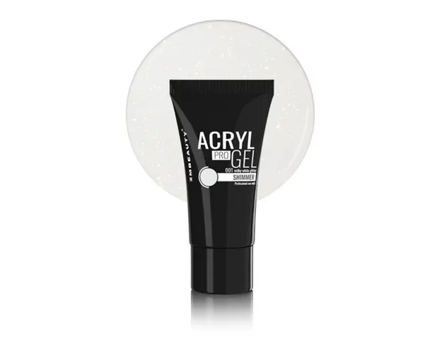 Acryl Pro Gel 2M Shimmer Milky White Nr. 01 30gr