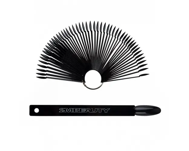 Paleta forma ovala pt 50 de culori - negru