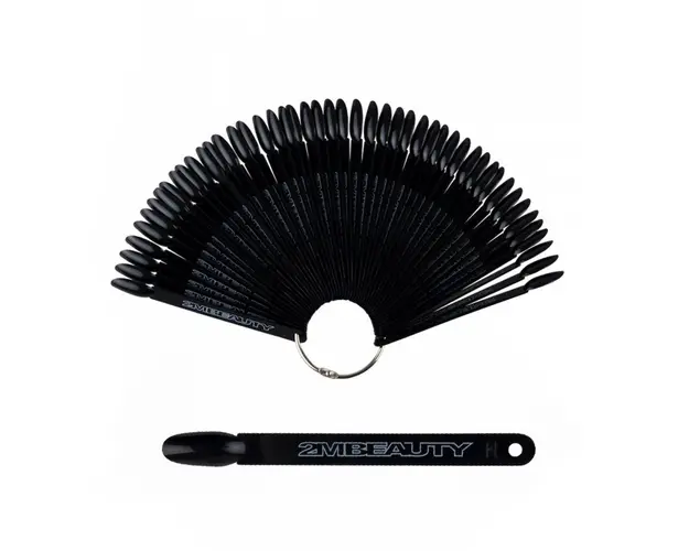 Paleta forma migdala pt 50 de culori - negru