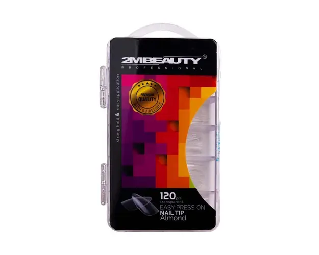 Tips 2M Easy Press On Nail - Almond - 120 buc.