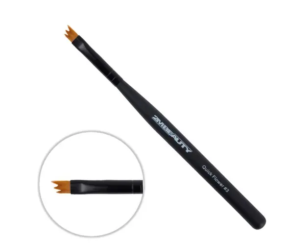 Pensula nail art 2M Black Beauty Quick Flower nr. 03