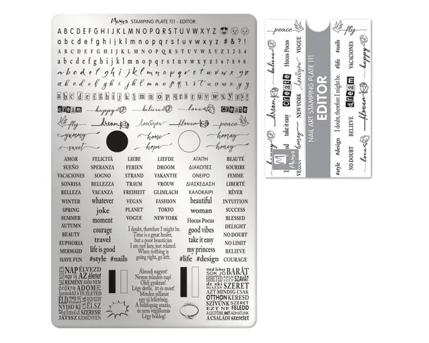 Matrita pentru stampila nr 111 - Editor