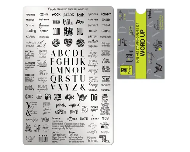 Matrita pentru stampila nr 129 - Word Up