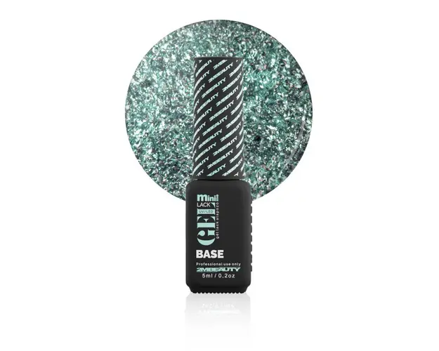Oja semipermanenta GELlack 2M Mini Me Platinum Rubber Base Nr. 02