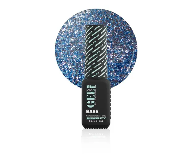 Oja semipermanenta GELlack 2M Mini Me Platinum Rubber Base Nr. 03