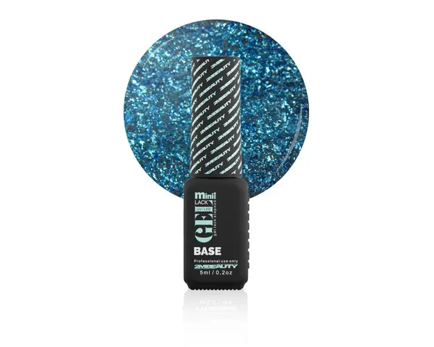 Oja semipermanenta GELlack 2M Mini Me Platinum Rubber Base Nr. 04