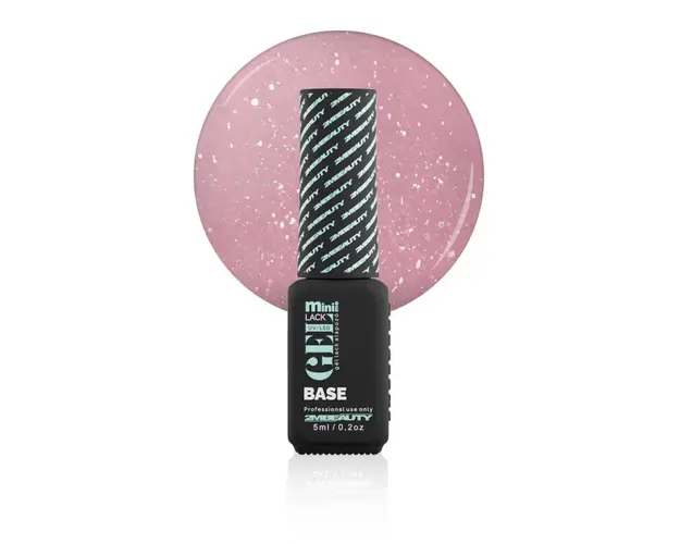 Oja semipermanenta GELlack 2M Mini Me Glimmering Rubber Base Nr. 02