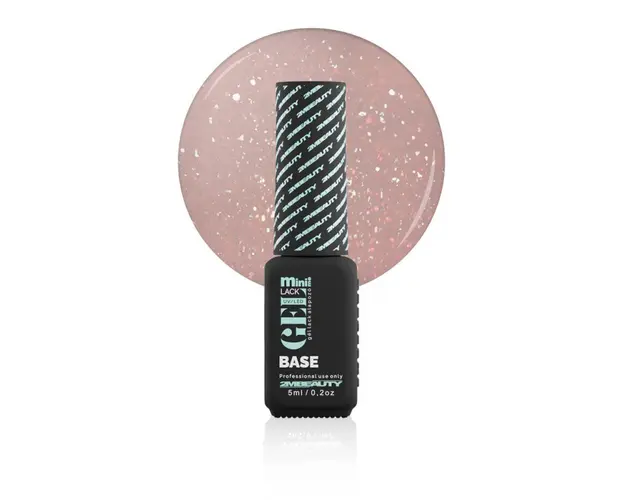 Oja semipermanenta GELlack 2M Mini Me Glimmering Rubber Base Nr. 03